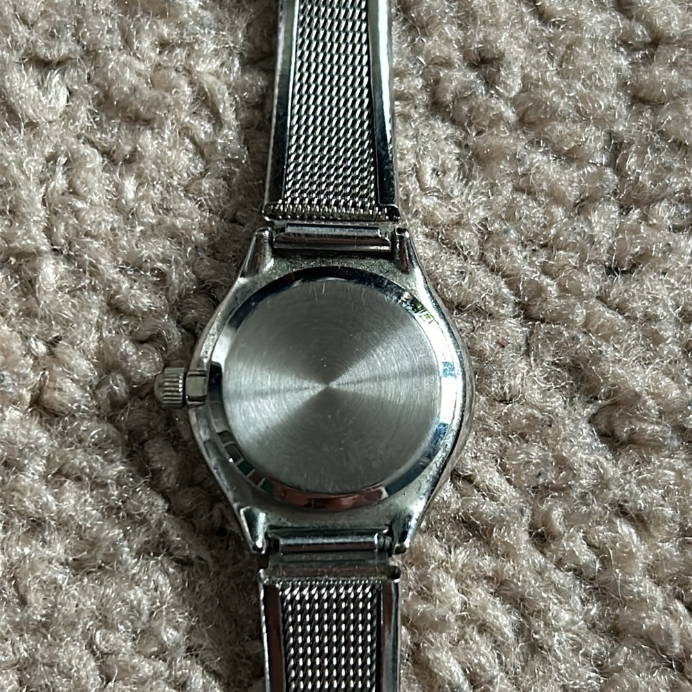 Women’s vintage silver stainless steel bracelet watch‎ adjustable - Picture 7 of 9